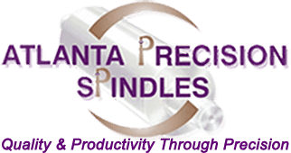 Logo with text 'ANTA PRECIS SPINDLES' and a metallic circular design.